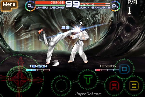 Asura Cross é um clone de The King of Fighter para Android e é grátis (Foto: Divulgação)