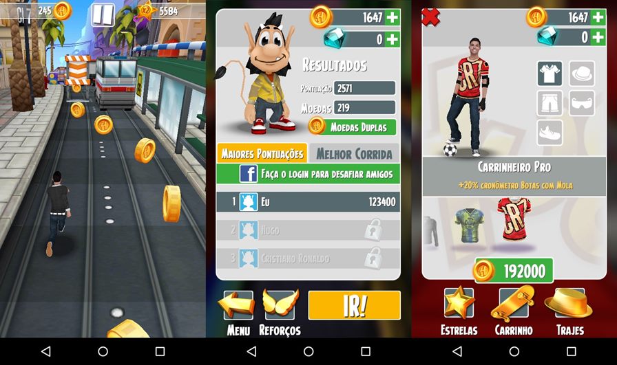 Cristiano Ronaldo e Hugo chegam para 'trollar' Subway Surfers