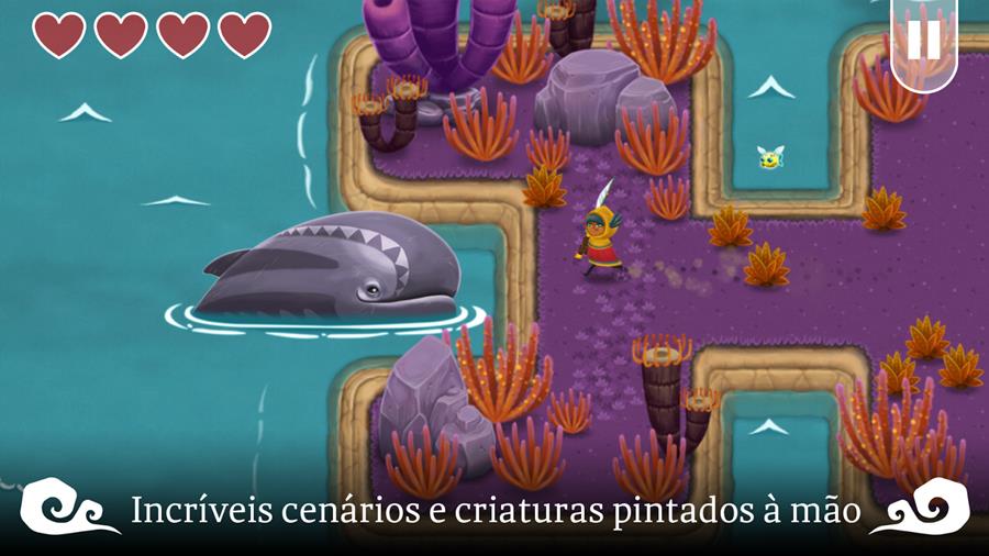 A Lenda De Skyfish Game No Estilo Legend Of Zelda Brilha No Android E Ios Mobile Gamer Jogos De Celular