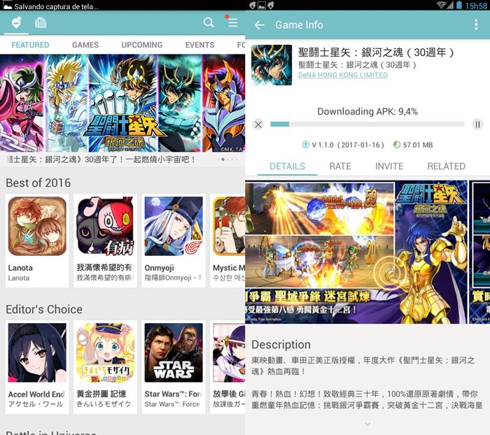 QooApp: aplicativo para baixar jogos de anime japoneses no Android - Mobile  Gamer