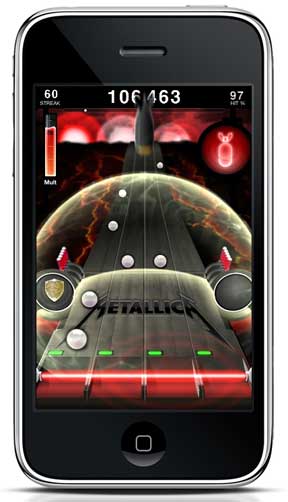 metallica-jogo-iphone Metallica lança jogo com suas músicas para iPhone