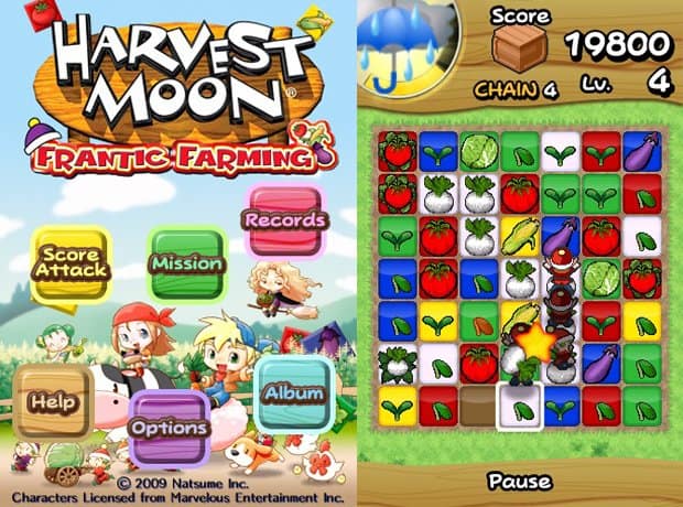Harvest-Moon-Frantic-Farming Namco Mobile lança Harvest Moon: Frantic Farming