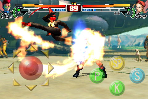 street-fighter-4-crimson-viper Street Fighter IV para iPhone/iPod Touch/iPad deverá receber a personagem Crismon Viper em breve