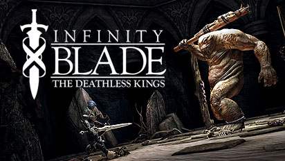 infinity-blade-the-deathless-king Infinity Blade para iPhone "é mais bem sucedido" do que Shadow Complex (Xbox360)