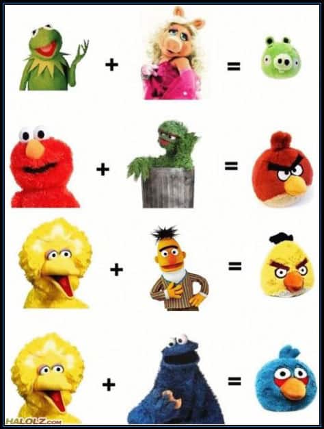 angrypigs-1 Vila Sésamo + Muppet Babies = Angry Birds?