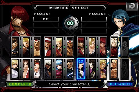 kof-2012-ios King of Fighters-i ganha atualização com 6 novos personagens e challenge mode