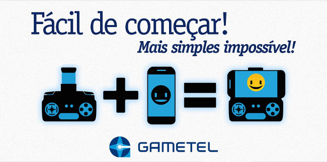 HOMOLOGADO PELA ANATEL, GAMETEL CHEGA COM EXCLUSIVIDADE AO BRASIL