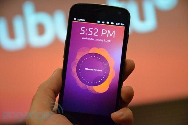 Ubuntu busca concorrer diretamente com o Android (Foto: Engadget)