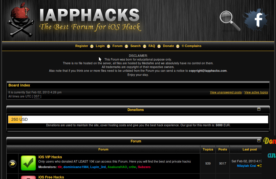 iapphacks Conheça o iapphacks, fórum especializado em trapacear/hackear jogos de iOS
