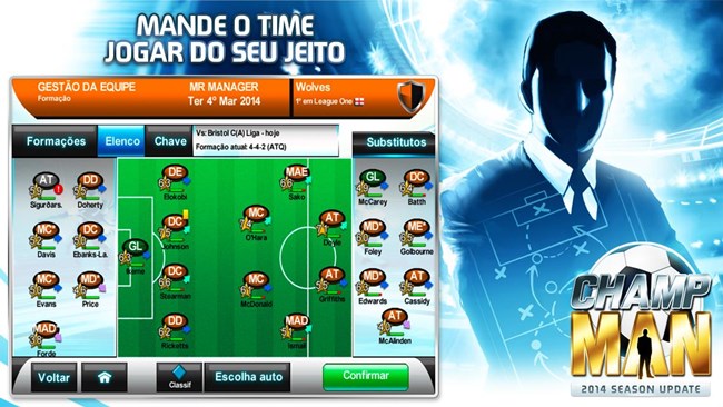 Jogo Android Grátis - Champ Man (Championship Manager 2013-2014) - Mobile  Gamer