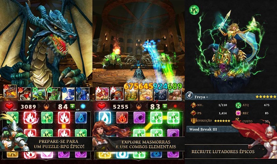 dungeon-gems-android-ios Jogo Grátis para Android e iOS - Dungeon Gems