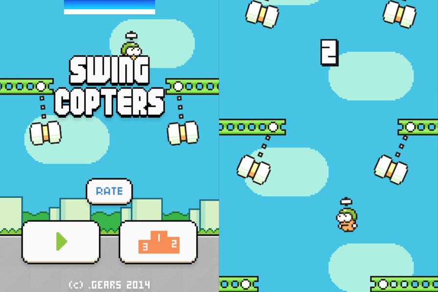 swing-copters-android-ios-1 Jogos para Android e iOS Grátis - Swing Copters