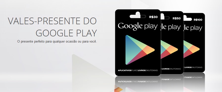 Lojas Colombo - Chegou os gift card da GOOGLE PLAY BAIXE APPS