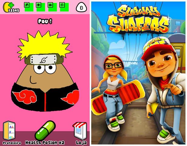 pou-subway-surfers Jogos para Android: Veja os jogos mais baixados de 2014 na Play Store