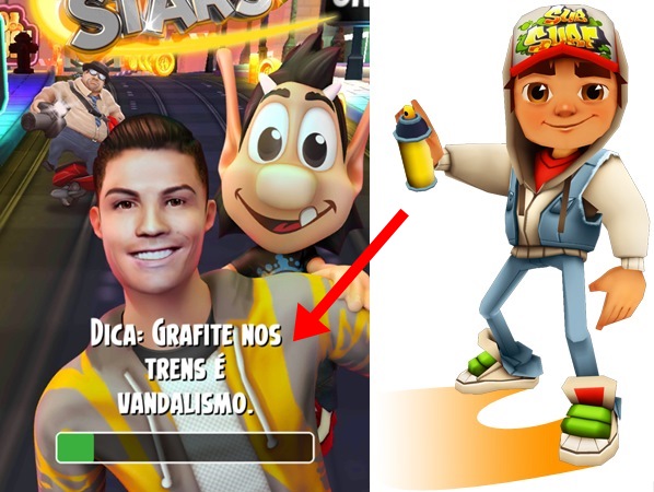 Cristiano Ronaldo e Hugo chegam para 'trollar' Subway Surfers