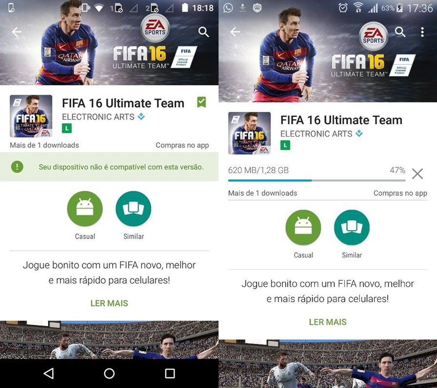 Como baixar e jogar Fifa 16 Ultimate Team no Android e iOS