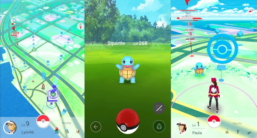pokemon-go-screenshots-squirtle Pokémon GO! Saiba tudo que vazou até agora sobre o aguardado game para celular