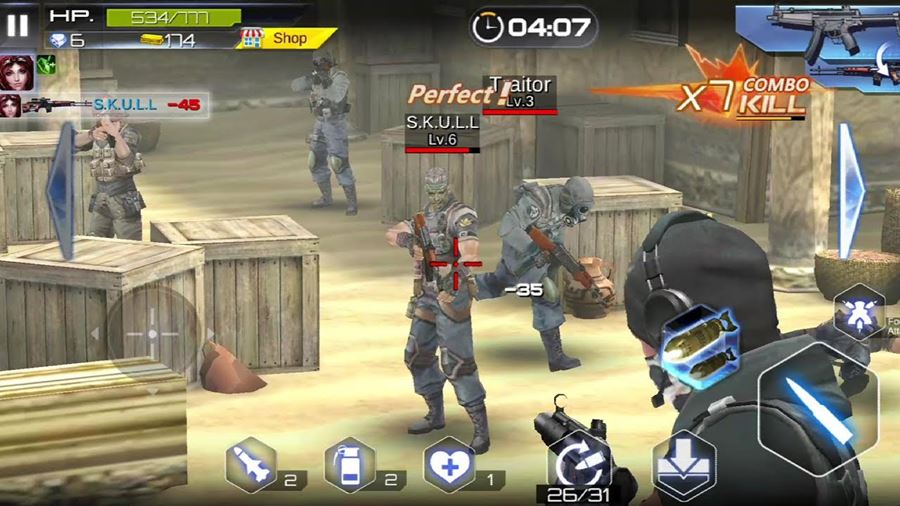 Top 25 Jogos de FPS (TIRO) ONLINE/OFFLINE Para Android 2016 