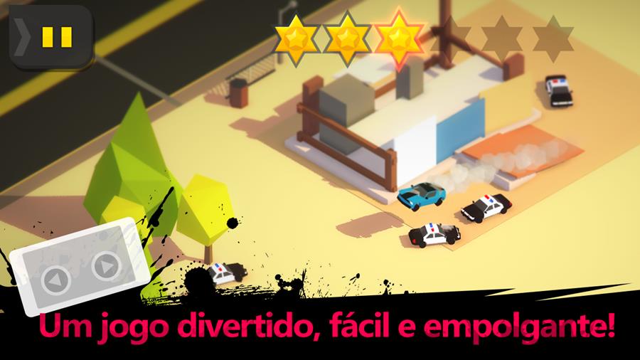 Fuja da polícia no game OFFLINE Burnout City (Android e iOS) - Mobile Gamer