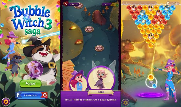 Bubble Witch 3 Saga - Jogo Offline para Android e iOS - Mobile Gamer