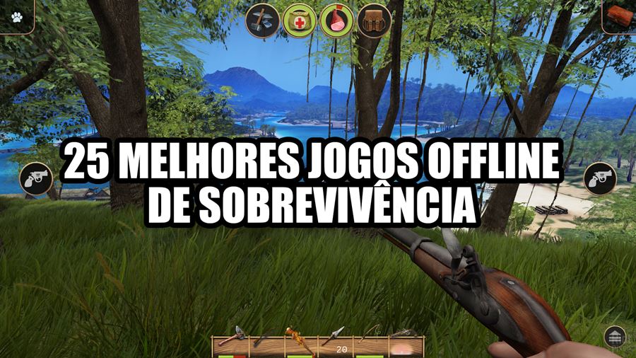 TOP 20 JOGOS DE SOBREVIVÊNCIA OFFLINE PARA ANDROID E IOS