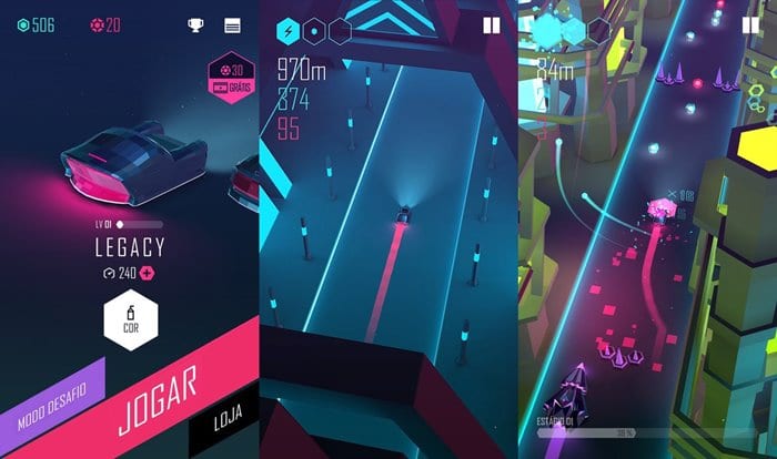 beat-racer-android-ios-baixar-gratis Beat Racer: Entre no ritmo desse jogo de corrida para Android e IOS