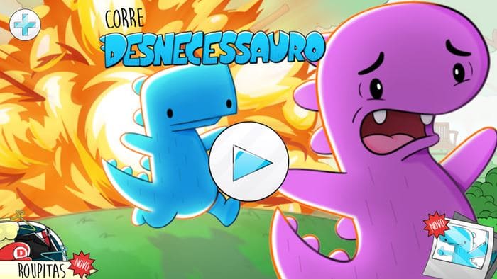 corre-desnecessauro-jogo-android-apk Corre Desnecessauro: Youtube Gato Galactico lança seu próprio game para Android e iOS