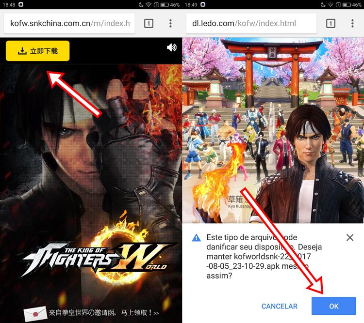 kof-world-como-baixar The King Of Fighters World para Android﻿ foi lançado na China