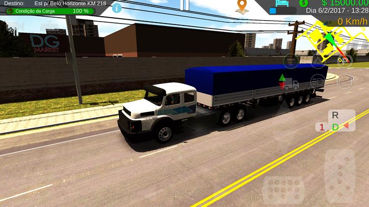 jogo de caminhão das antigas #jogos #caminhao #antigo #heavytrucksimul