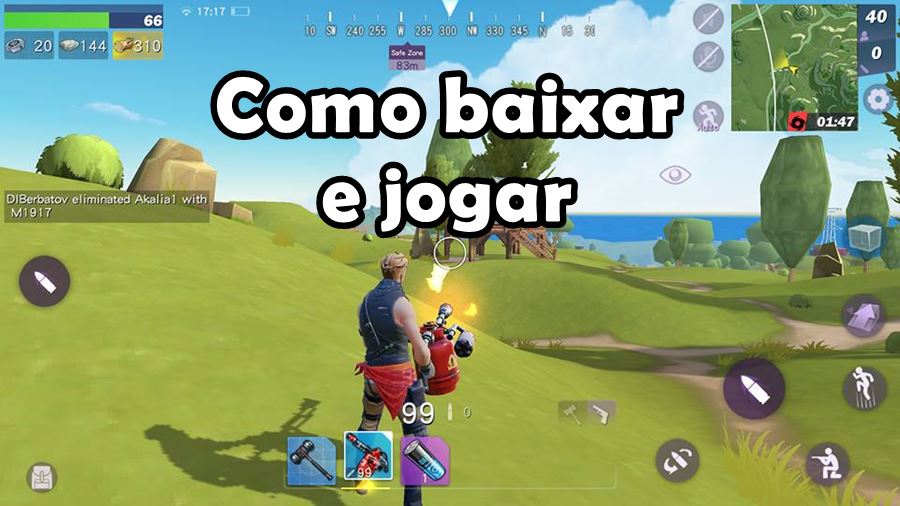 Como baixar o APK e jogar FortCraft (clone de Fortnite)