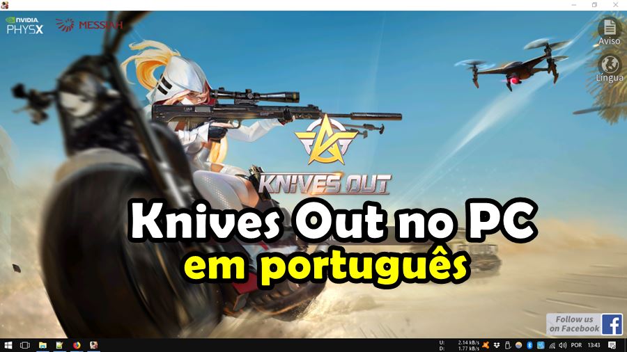 Como Baixar e Jogar Knives Out Plus PC (em Português e Server NA)