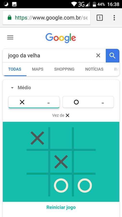 Aplicação Google tem um novo jogo escondido para quando não