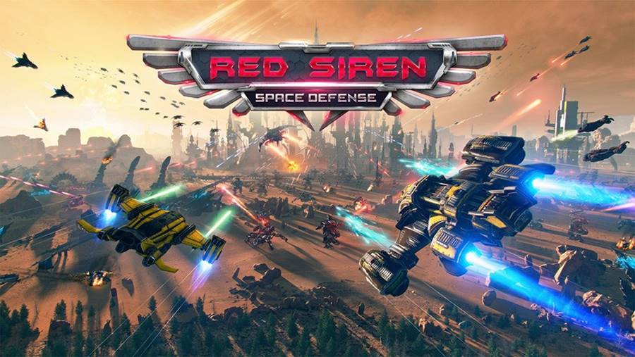 Red Siren Space Defense – Jogo Offline com naves em 3D