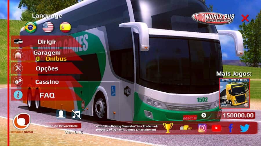 DOWNLOAD WORLD BUS SIMULATOR DINHEIRO INFINITO ATUALIZADO 2023!!! 