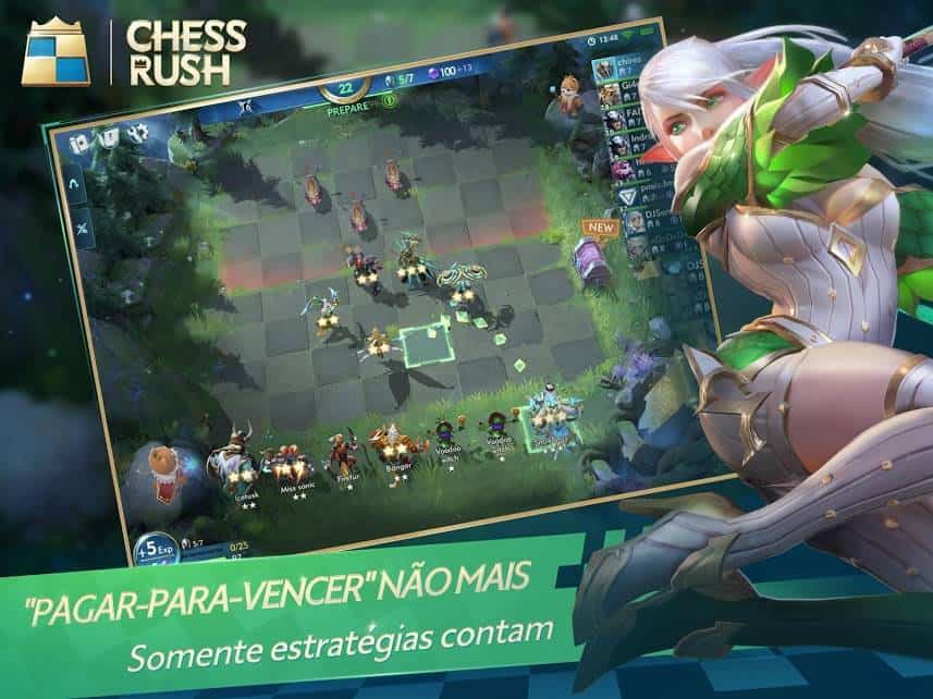 Chess Rush, novo game mobile da Tencent, chega em 9 de julho em