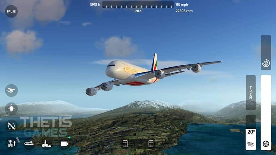 MELHOR SIMULADOR DE AVIÃO PARA CELULAR UM FLIGHT SIMULATOR MOBILE 