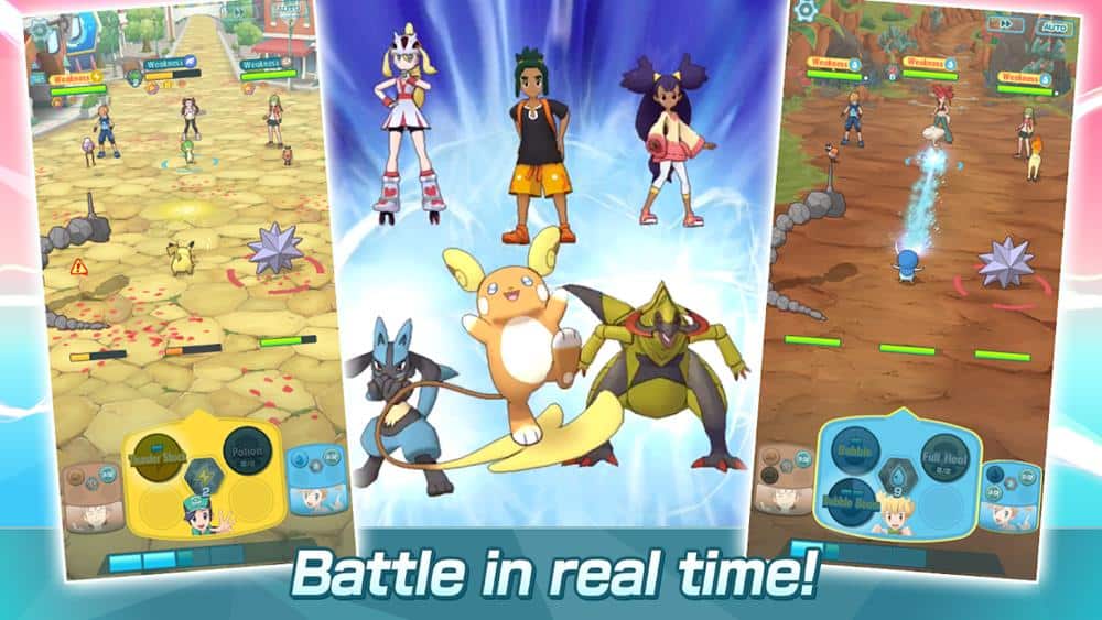 PockeTown: Incrível RPG 3D de Pokémon em inglês para Android