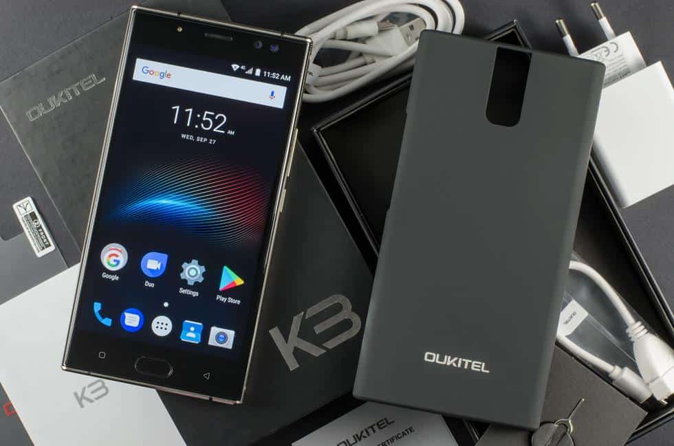 Oukitel-K3-Pro Smartphones BARATOS para importar em 2020 (e não ser taxado)