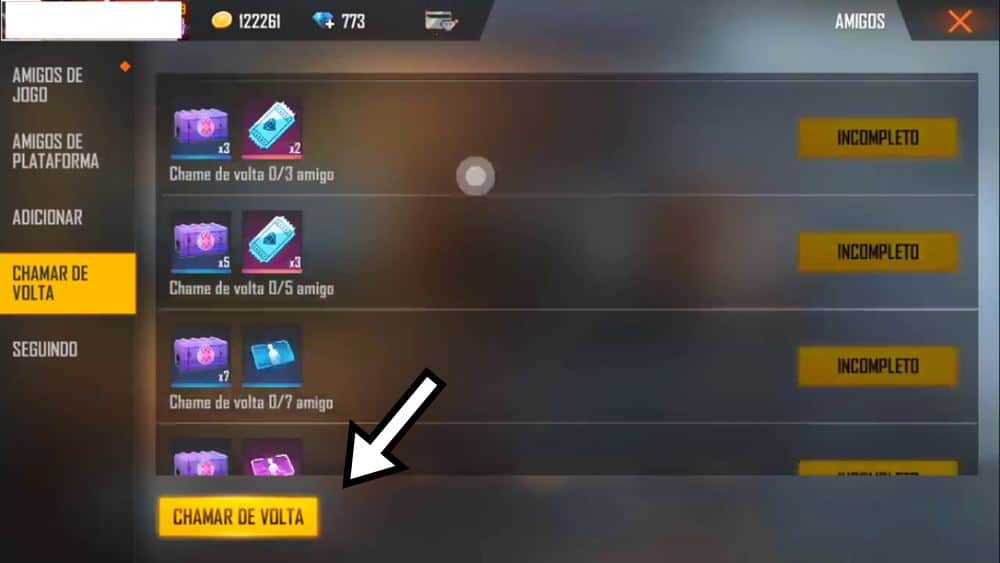 Chamar amigo de volta Free Fire: Saiba como ganhar prêmios