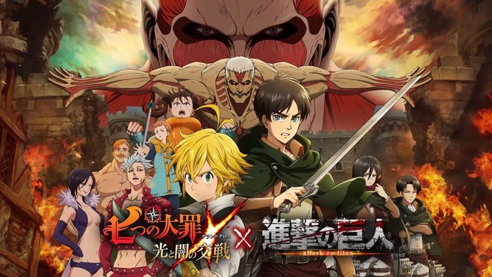 Nanatsu no Taizai e Attack on Titan se unem em colaboração neste game de  Android e iOS - Mobile Gamer