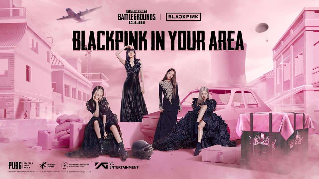 pubg-mobile-blackpink PUBG Mobile anuncia parceria com o grupo de K-Pop Blackpink