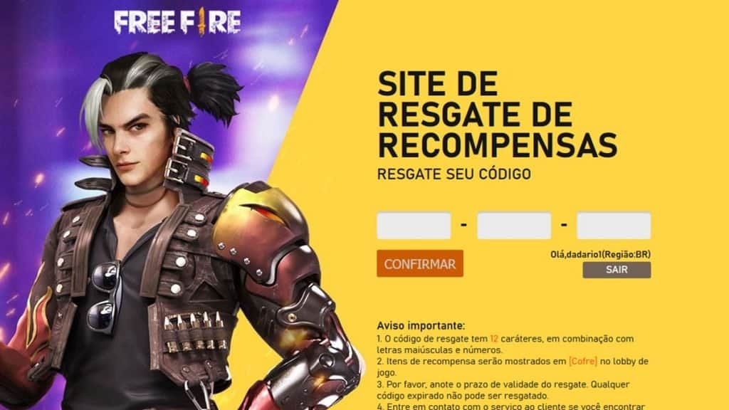 🔥 CODIGUIN INFINITO DO FREE FIRE!! PEGUE AGORA! 