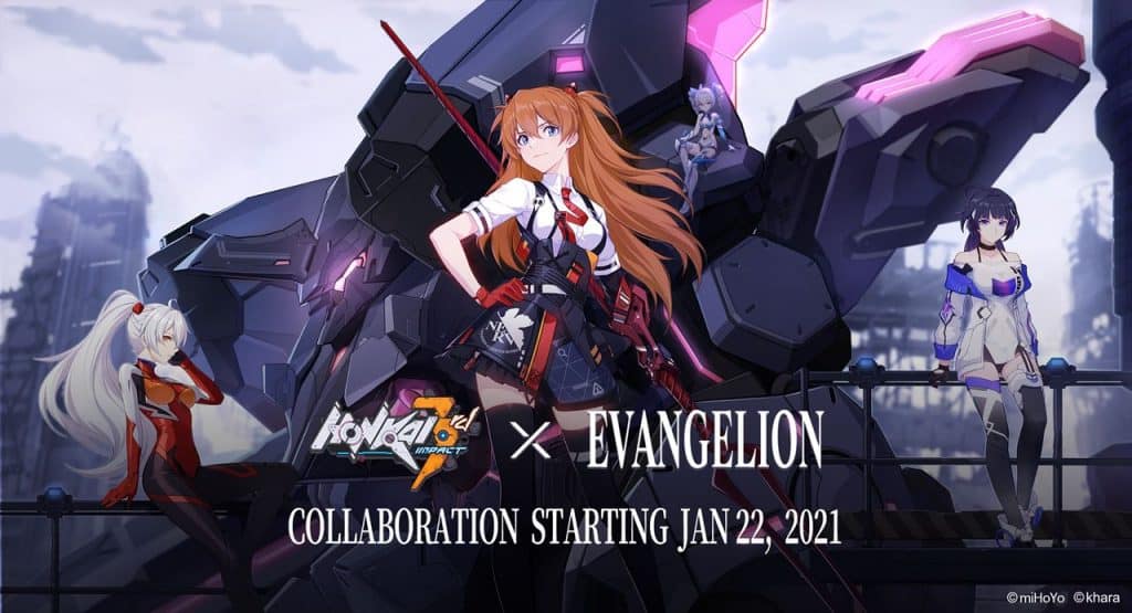 Honkai-impact-evangelion-1024x555 Honkai Impact 3rd anuncia parceria com sua inspiração: Neon Genesis Evangelion