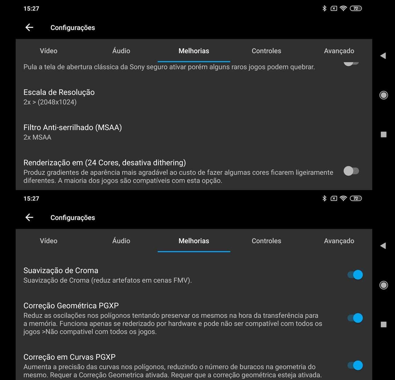 duckstation-android-emulador-ps1-configuracoes DuckStation: emulador do PS1 para Android gratuito e sem anúncios