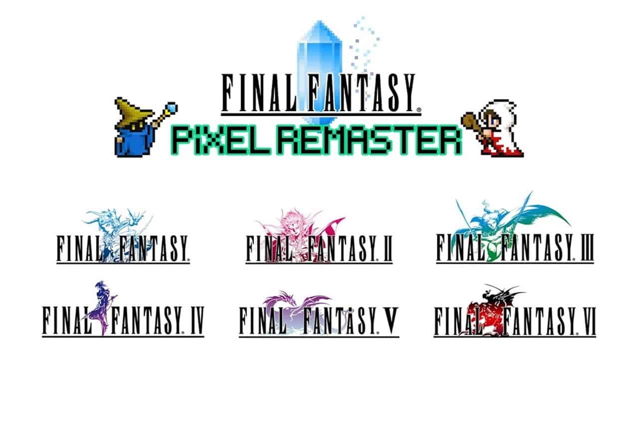 final-fantasy-pixel-remaster Final Fantasy I, II e III Pixel Remaster chegam no Android e iOS com preço elevado