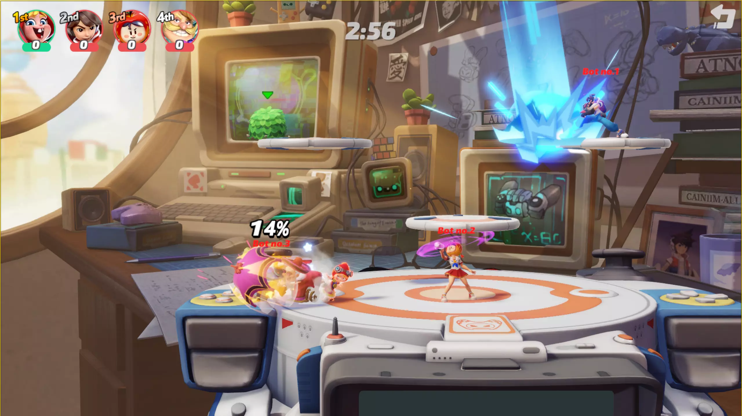 flash-party-android-ios-game-2 Flash Party: novo game para celulares parecido com "Super Smash Bros"