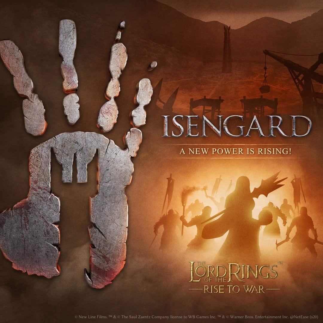 Lord-of-the-rings-rise-to-war-Isengard The Lord of the Rings: Rise to War, o jogo de guerra geoestratégico da NetEase, está em destaque nas App Stores