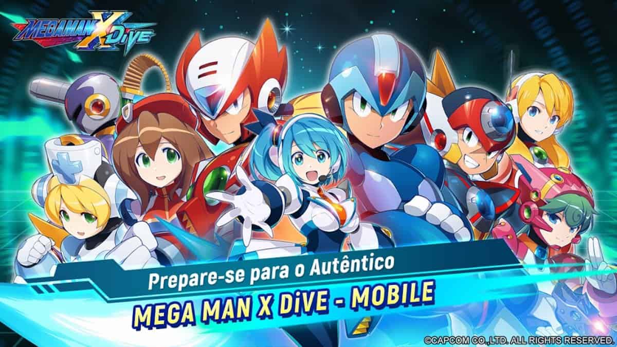mega-man-x-dive-android-google-play Novo jogo Mega Man X DiVE é lançado no Brasil