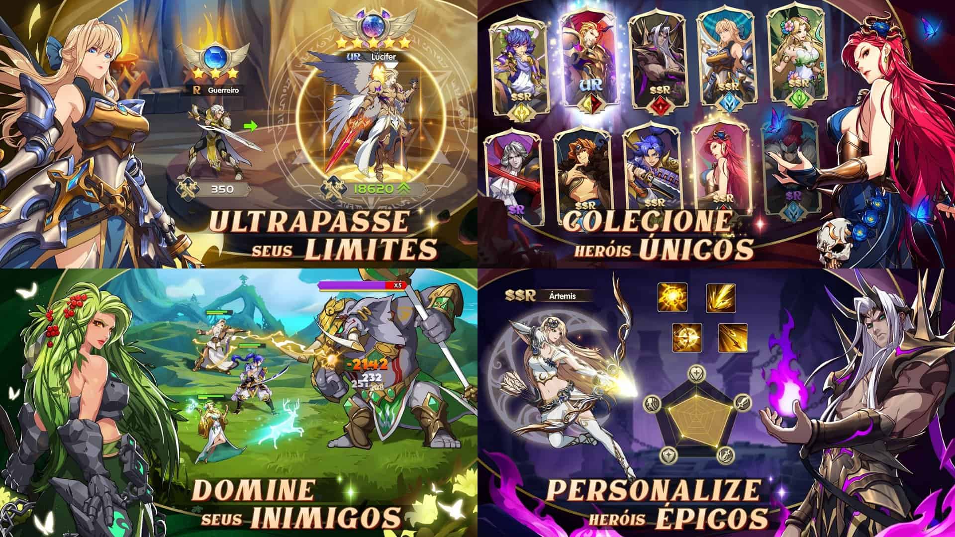 Mythic Heroes é lançado para celulares Android e iOS