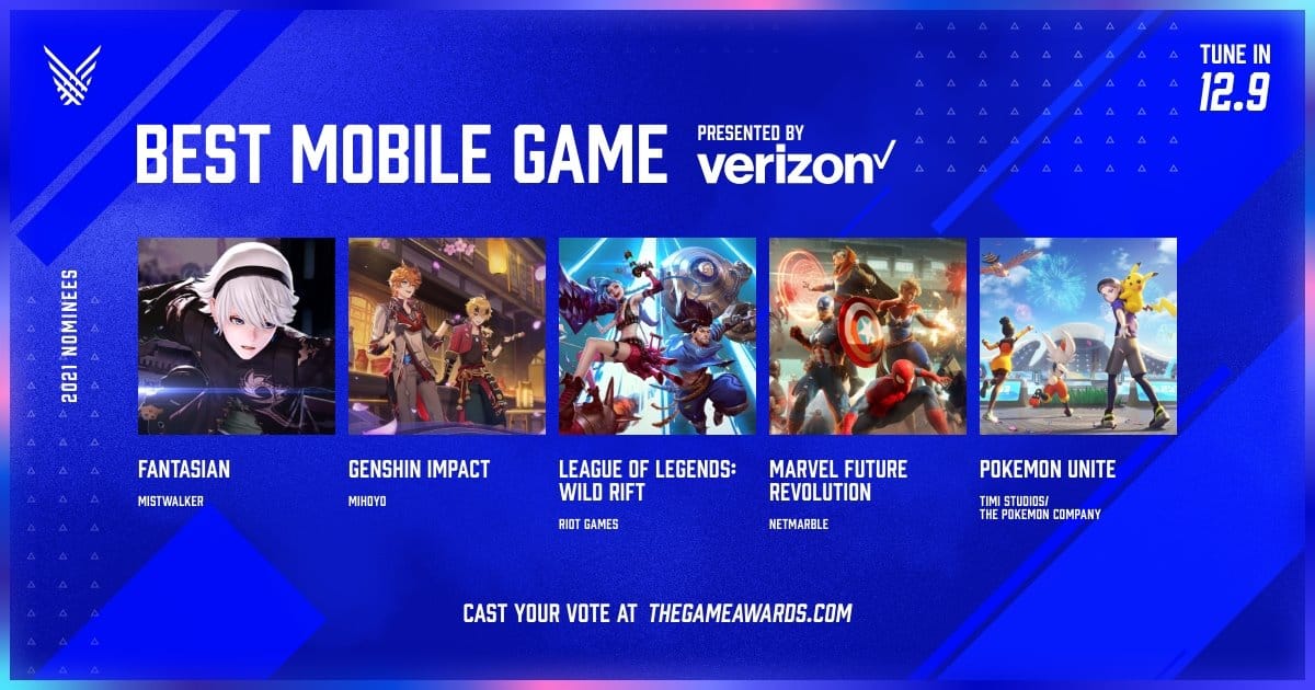 Veja os indicados para Melhor Jogo Mobile de 2021 no The Game Awards -  Mobile Gamer